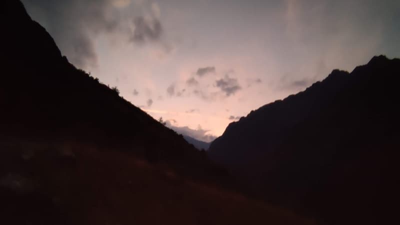 Early morning mountains