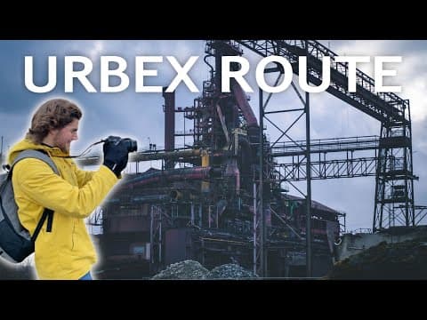 hiking through factories and graffities in 100 seconds